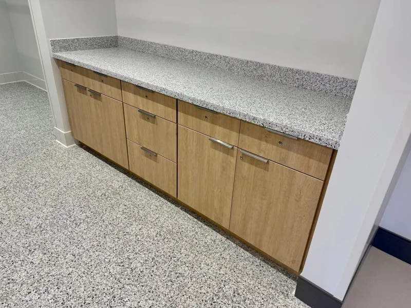 Commercial oak casework — custom cabinetry by Cozzens Cabinets, photo 11