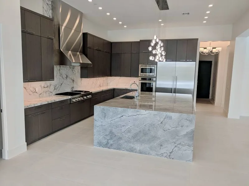 Dark walnut kitchen — custom cabinetry by Cozzens Cabinets, photo 3