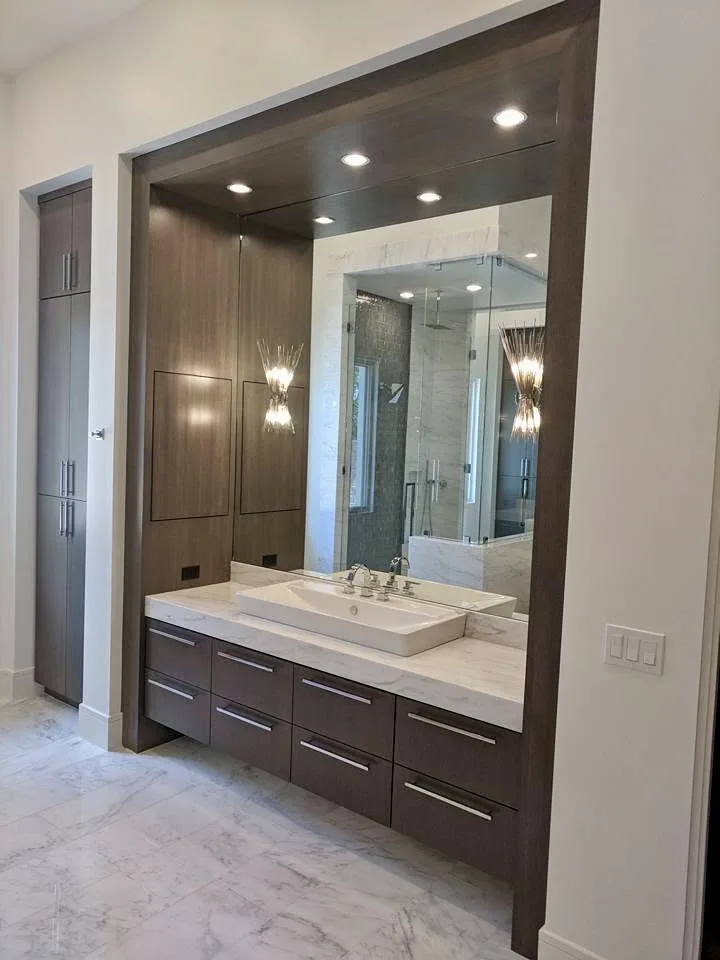 Dark walnut kitchen — custom cabinetry by Cozzens Cabinets, photo 6