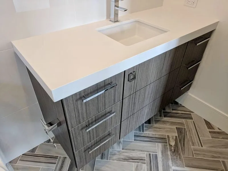 Dark walnut kitchen — custom cabinetry by Cozzens Cabinets, photo 10