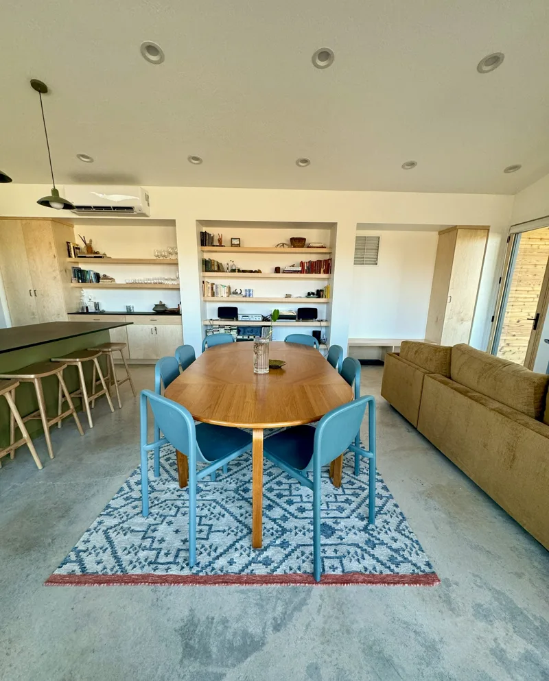 Olive green modern kitchen — custom cabinetry by Cozzens Cabinets, photo 2