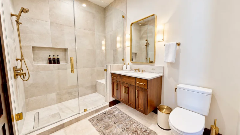 Knotty Alder Parade Home — custom cabinetry by Cozzens Cabinets, photo 11