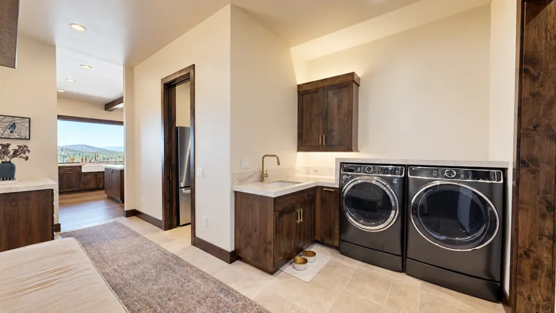 Knotty Alder Parade Home — custom cabinetry by Cozzens Cabinets, photo 14