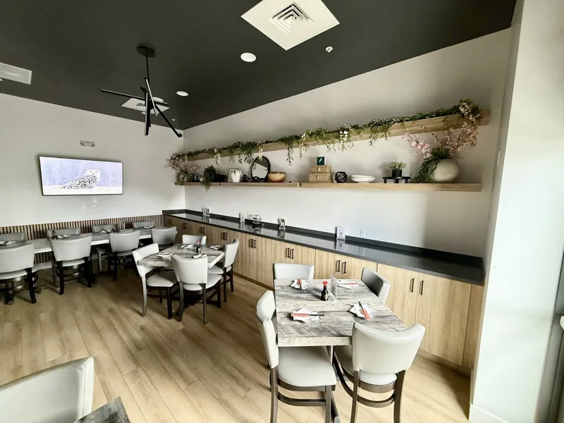 Restaurant sushi bar — custom cabinetry by Cozzens Cabinets, photo 2
