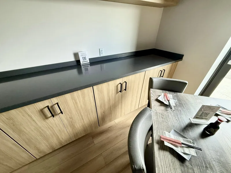 Restaurant sushi bar — custom cabinetry by Cozzens Cabinets, photo 4
