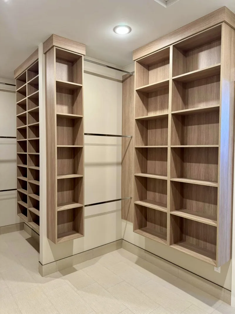 Rift oak island kitchen — custom cabinetry by Cozzens Cabinets, photo 19