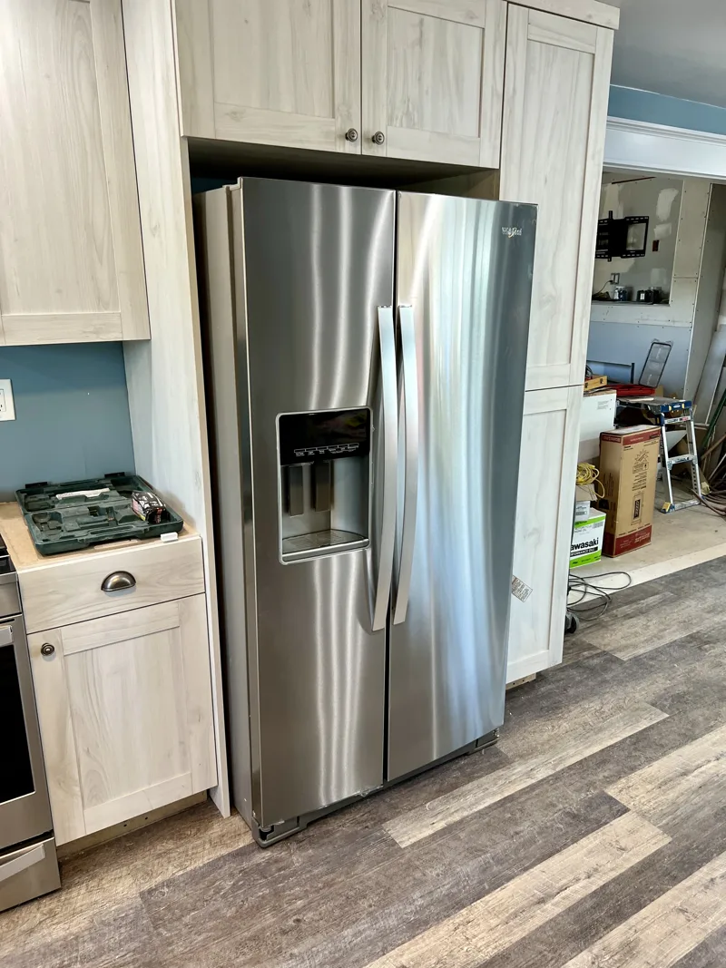 Rustic alder remodel — custom cabinetry by Cozzens Cabinets, photo 8