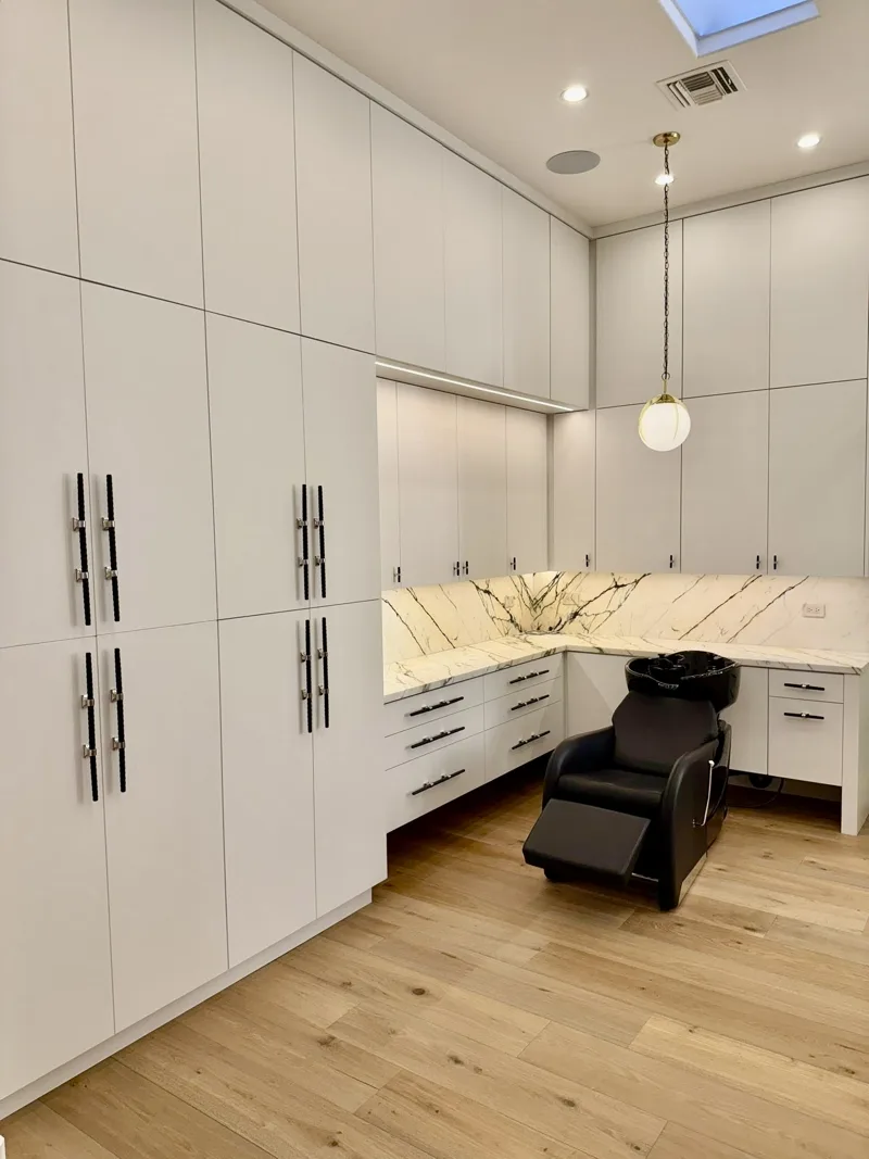 The Salon House — custom cabinetry by Cozzens Cabinets, photo 13