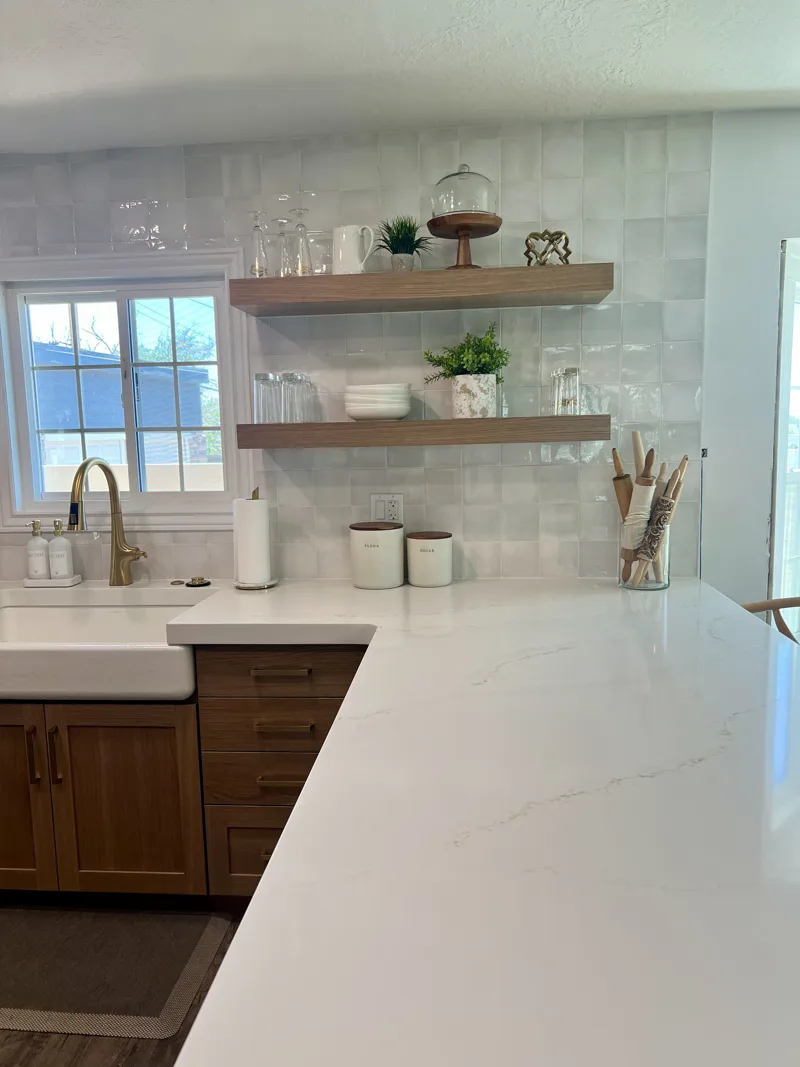 White oak farmhouse kitchen — custom cabinetry by Cozzens Cabinets, photo 15
