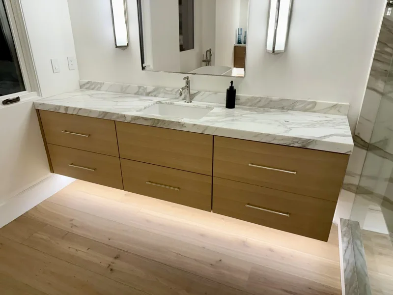 White oak residence — custom cabinetry by Cozzens Cabinets, photo 11