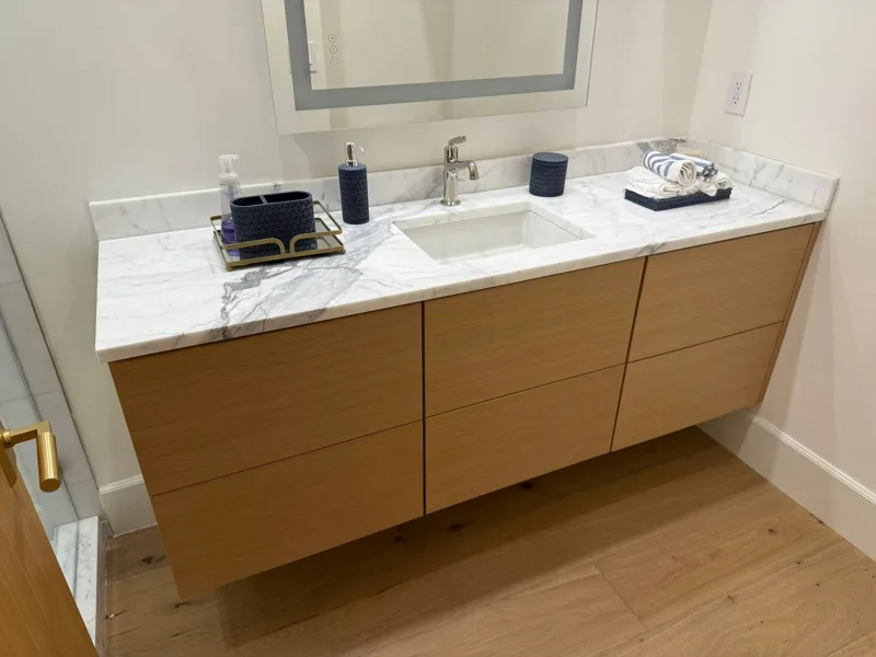 White oak residence — custom cabinetry by Cozzens Cabinets, photo 12