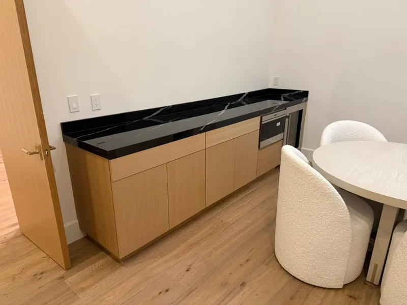 White oak residence — custom cabinetry by Cozzens Cabinets, photo 15